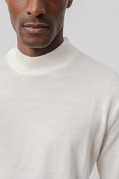 Sweater Col Montant Terrence En Laine M Rinos Cru