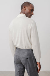 Sweater Col Montant Terrence En Laine M Rinos Cru