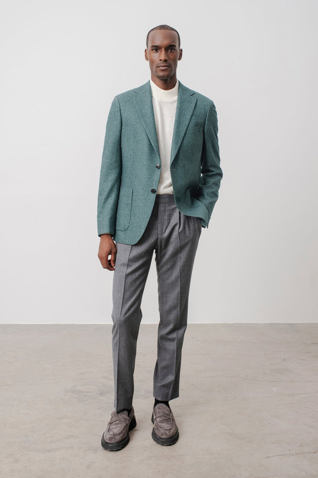Jacket Blazer Phoenix en laine vierge, coton et cachemire