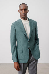 Jacket Blazer Phoenix En Laine Vierge Coton Et Cachemire