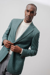 Jacket Blazer Phoenix En Laine Vierge Coton Et Cachemire