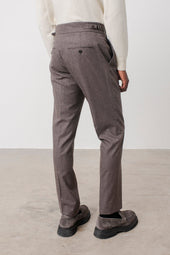 Pants Georges Double Boucle Noisette