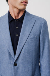Jacket Blazer Hardy En Laine Vierge Coton Et Cachemire