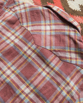 Washed Flannel Pearlsnap Shirt - Autumn Rust