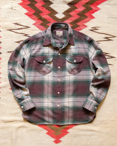 Washed Flannel Workshirt - Grizzly Shadow Plaid