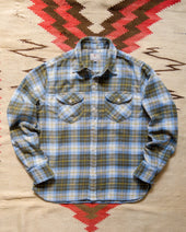 Washed Flannel Workshirt - Gold Ravine