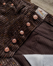 Donegal Corduroy Five Pocket Pants - Rustic Brown