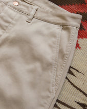 Bedford Cord Flat Front Chino - Off White