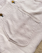 Heavyweight Pinpoint Canvas Barn Jacket - Unbleached