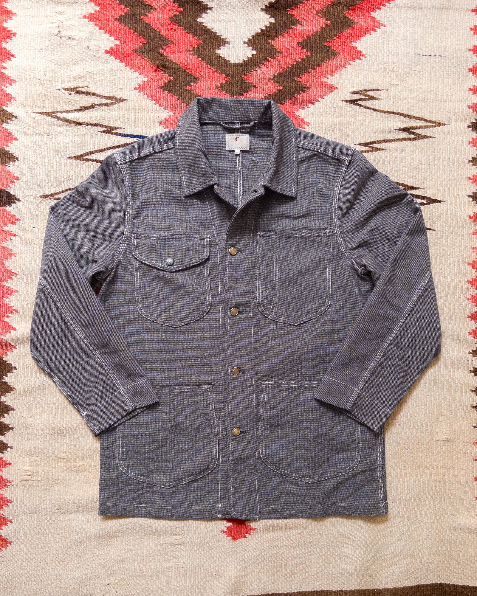 Heavyweight Pinpoint Canvas Barn Jacket Night Sky