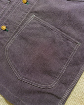 Heavyweight Pinpoint Canvas Barn Jacket - Night Sky