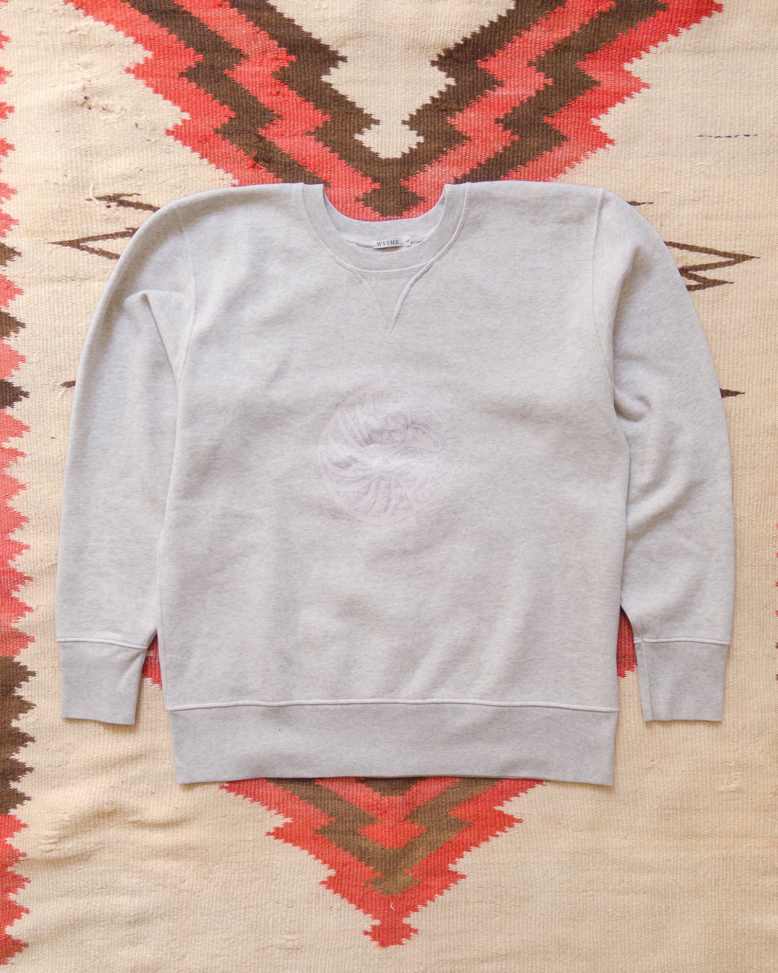 Armadillo Crewneck Sweatshirt Heather Grey