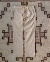 Bedford Cord Five Pocket Pants - Off White - USA