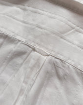 French Hickory Stripe Popover Button Down - Unbleached