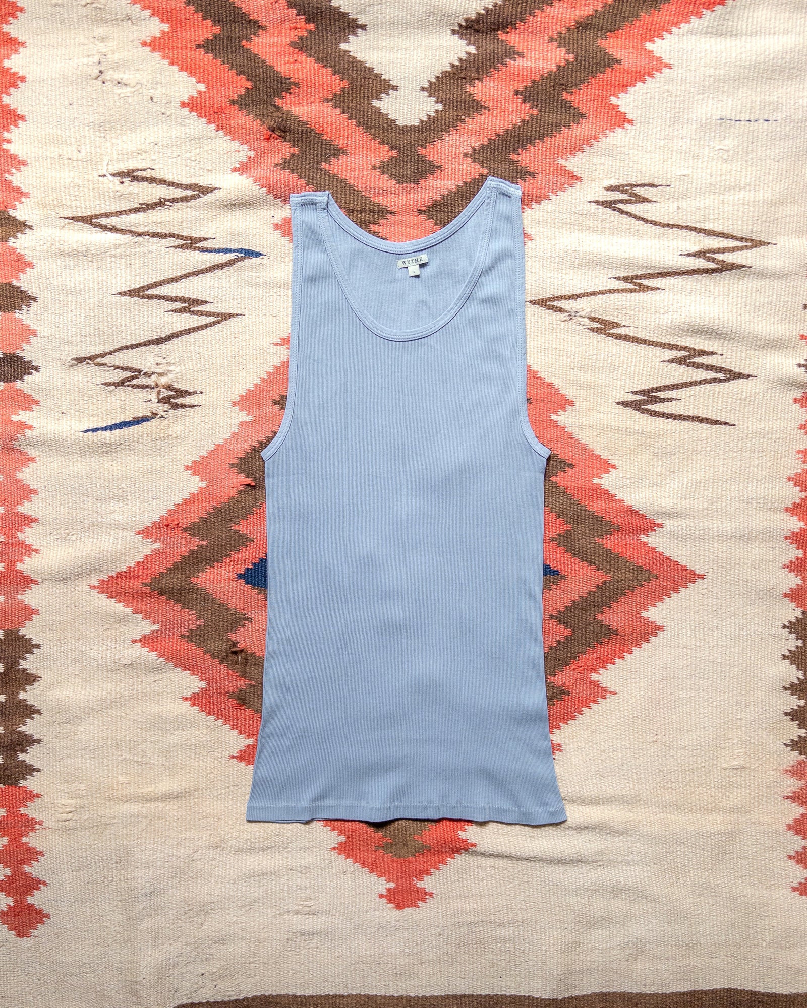 Tubular Cotton Ribbed Tank Top