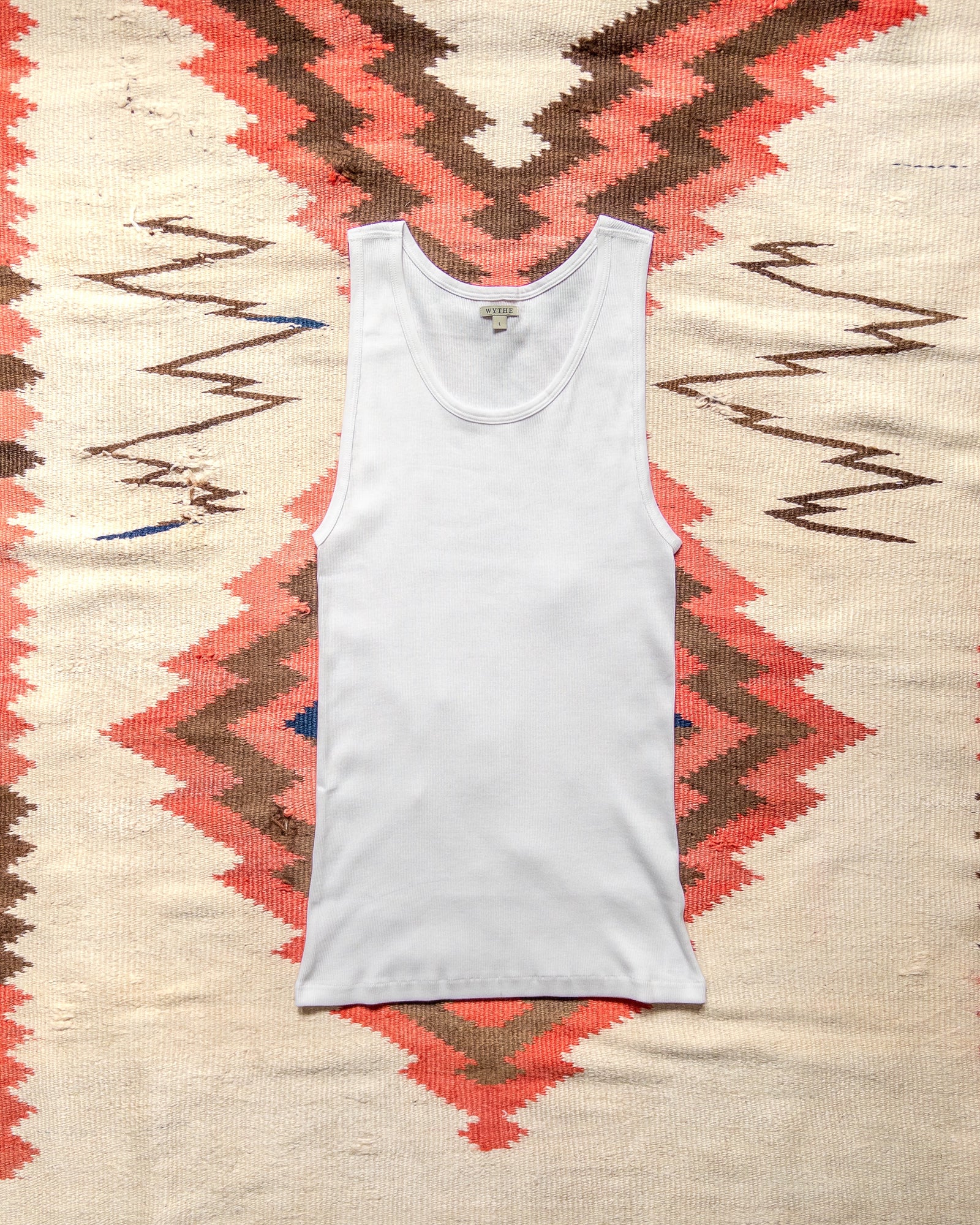 Tubular Cotton Ribbed Tank Top Natural