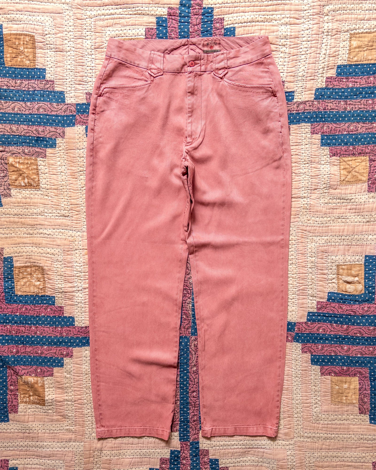 Tencel Gabardine Western Pant Poppy Red