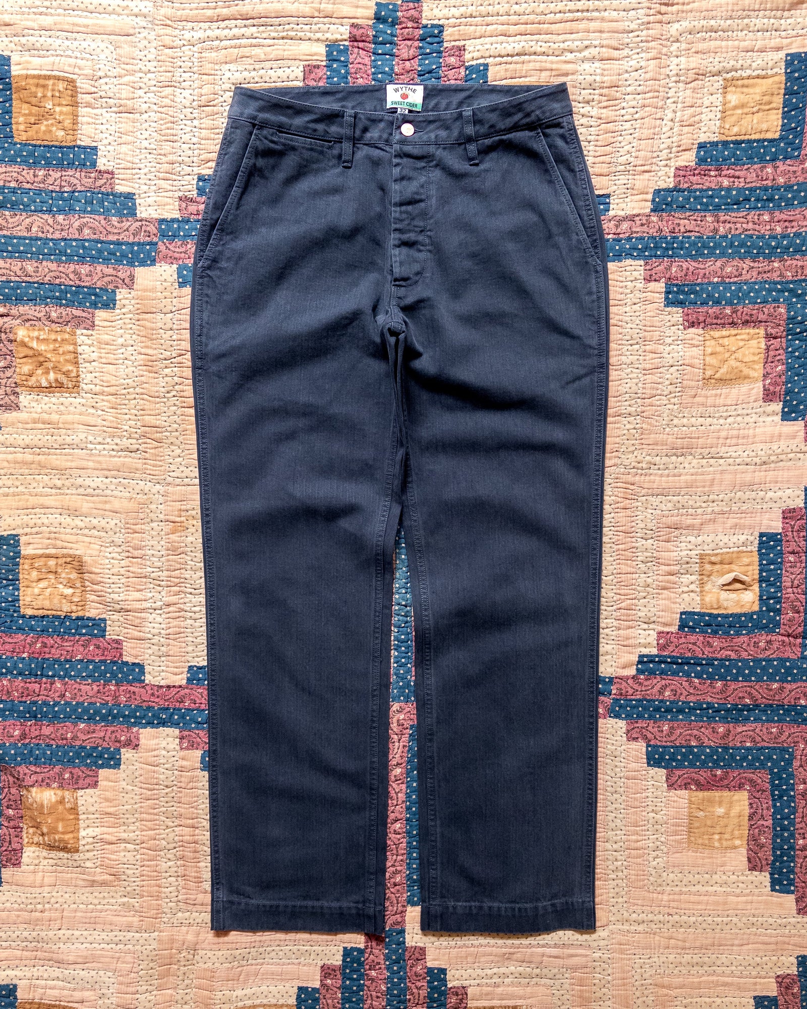 Japanese Cotton Herringbone Chino Faded