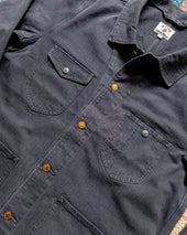 Japanese Cotton Herringbone Barn Jacket Faded