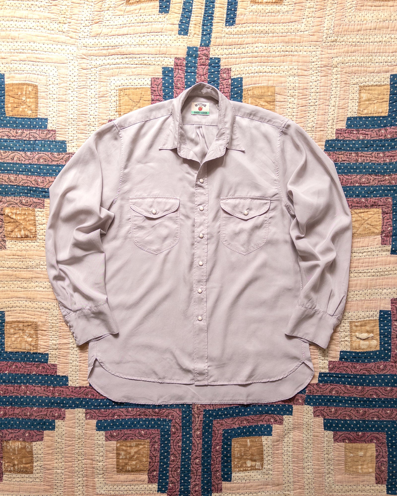 Tencel Gabardine Pearlsnap Shirt
