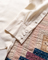 Tencel Gabardine Pearlsnap Shirt Buttermilk
