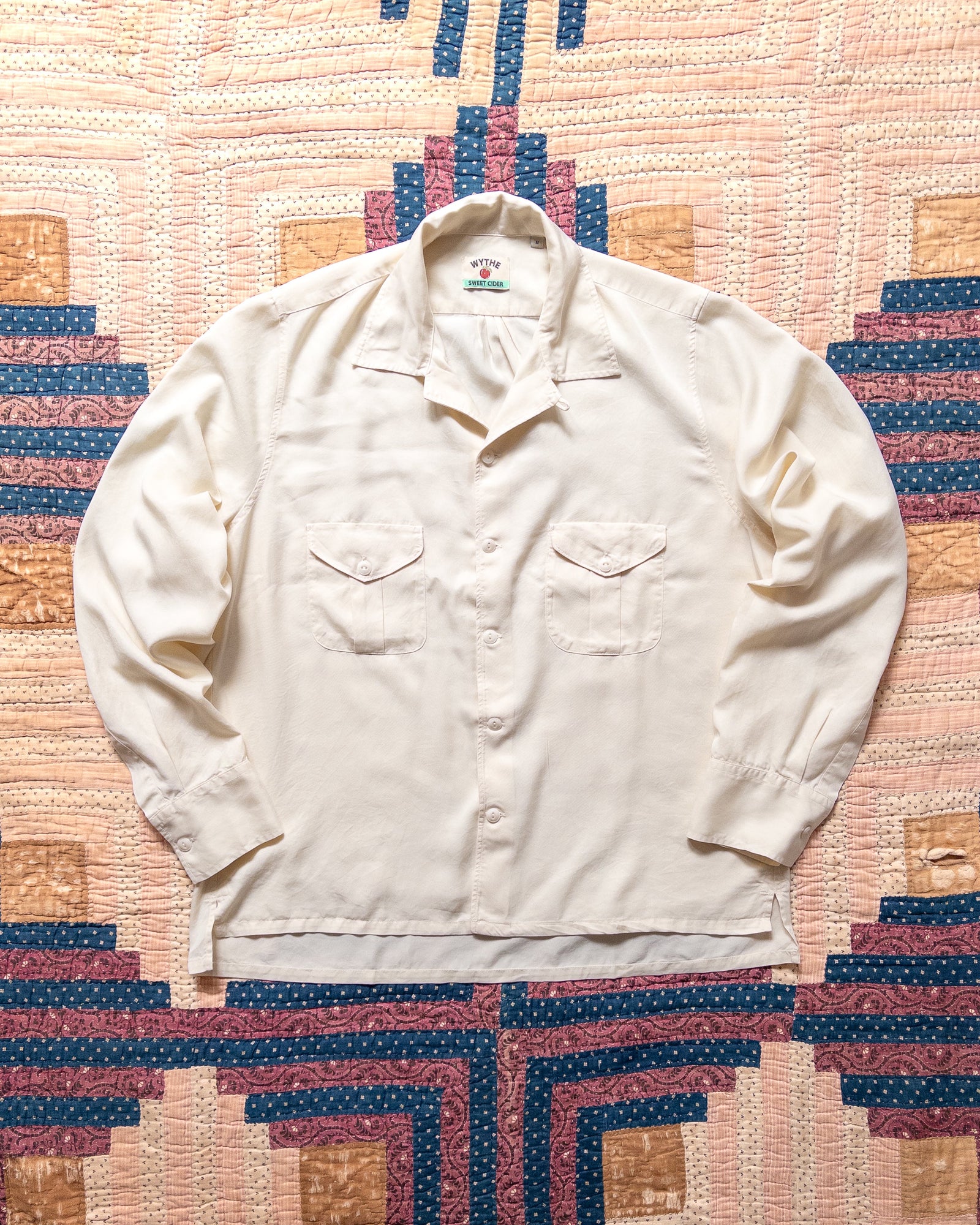 Tencel Gabardine Patio Shirt Buttermilk