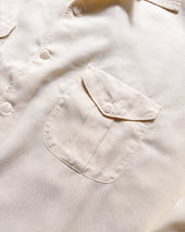 Tencel Gabardine Patio Shirt Buttermilk
