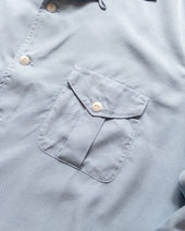 Tencel Gabardine Patio Shirt Faded Bench