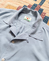 Tencel Gabardine Patio Shirt Faded Bench