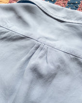 Tencel Gabardine Patio Shirt Faded Bench