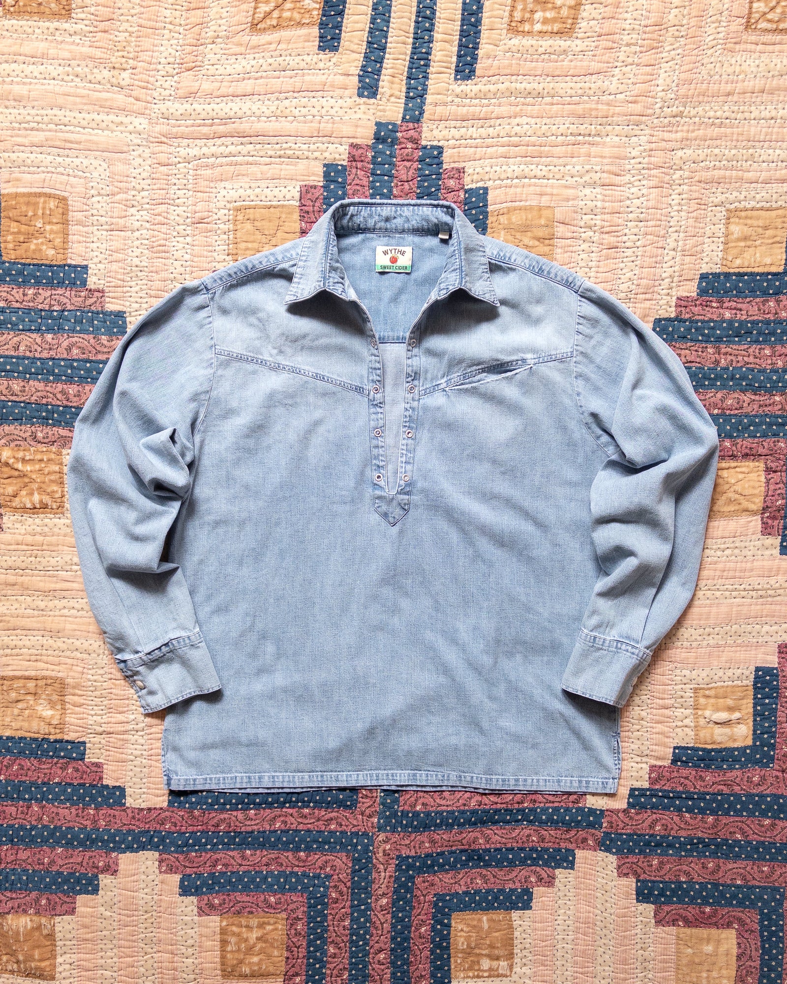 Pullover Shirt Washed Indigo