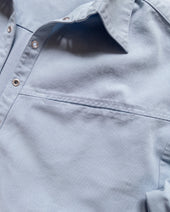 Cotton Canvas Pullover Shirt Faded Bench