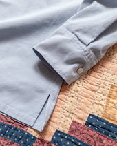 Cotton Canvas Pullover Shirt Faded Bench