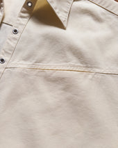 Cotton Canvas Pullover Shirt Buttermilk