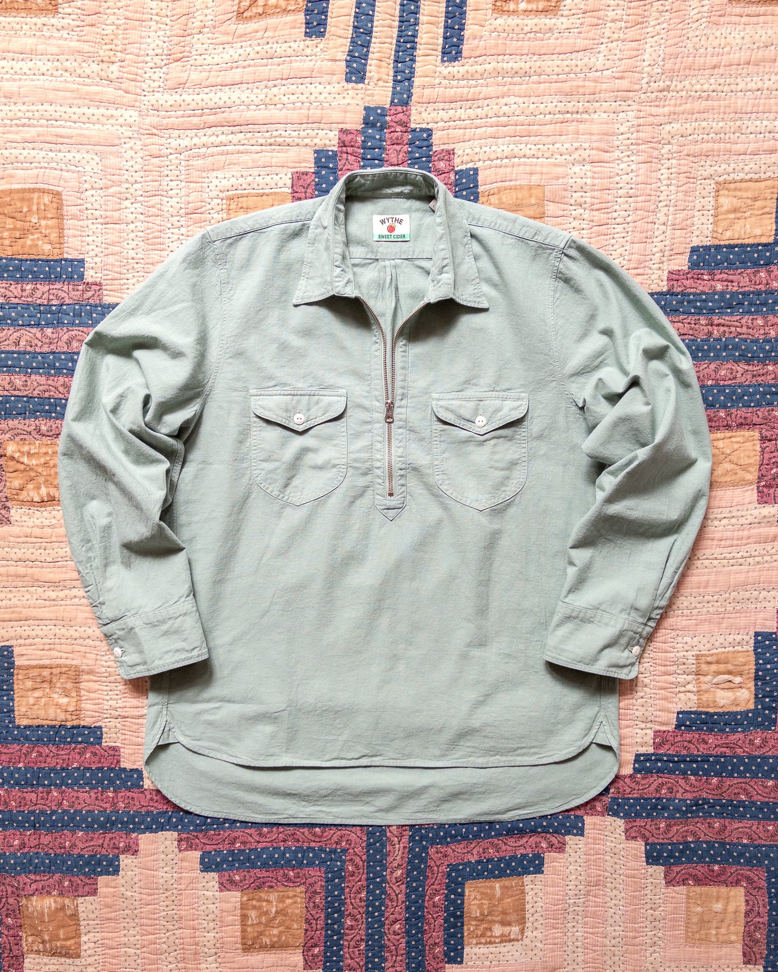 Aertex Half Zip Shirt