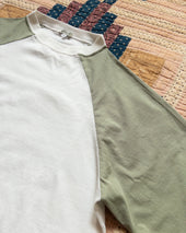 Long Sleeve Raglan T Shirt Faded