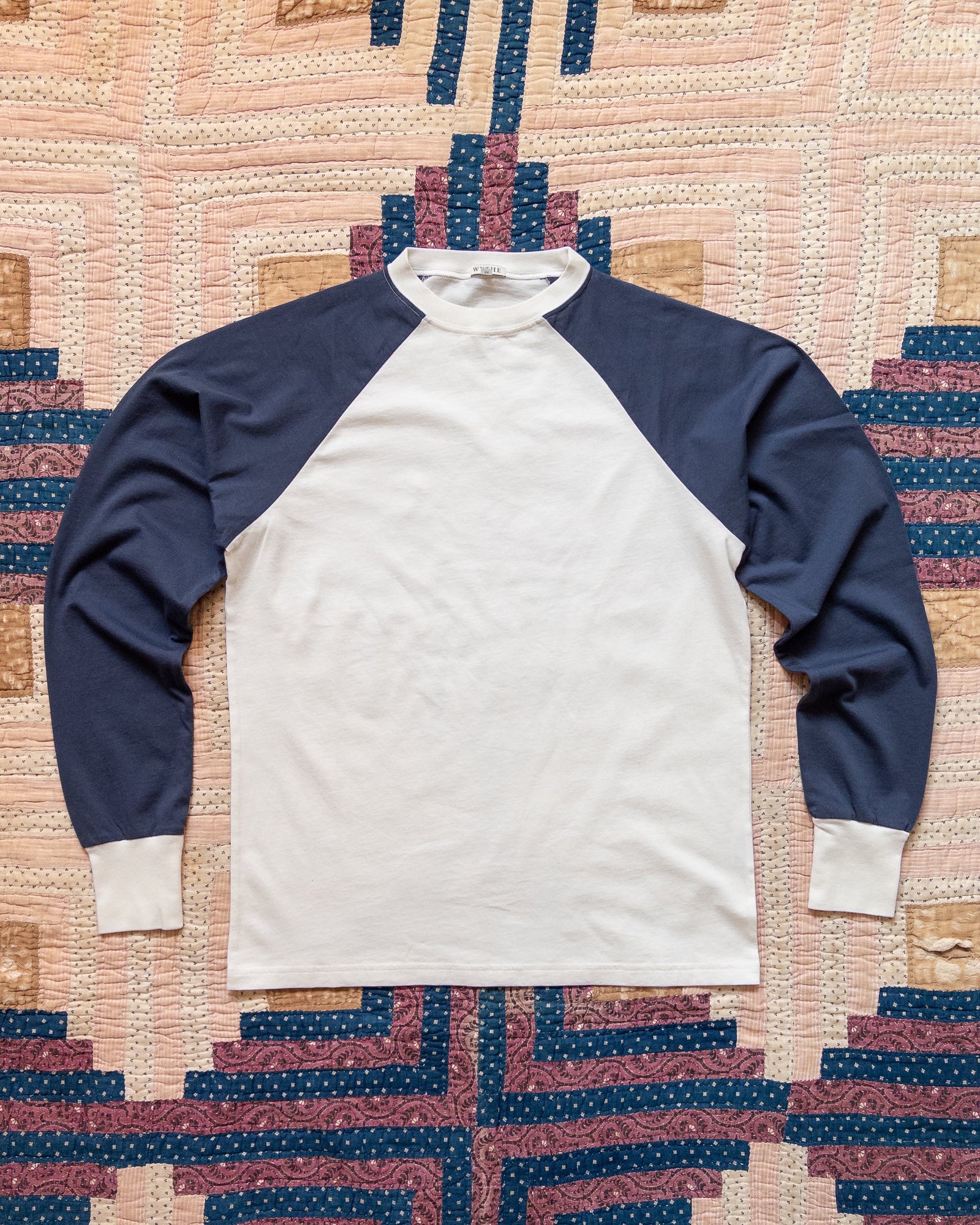 Long Sleeve Raglan T Shirt Faded