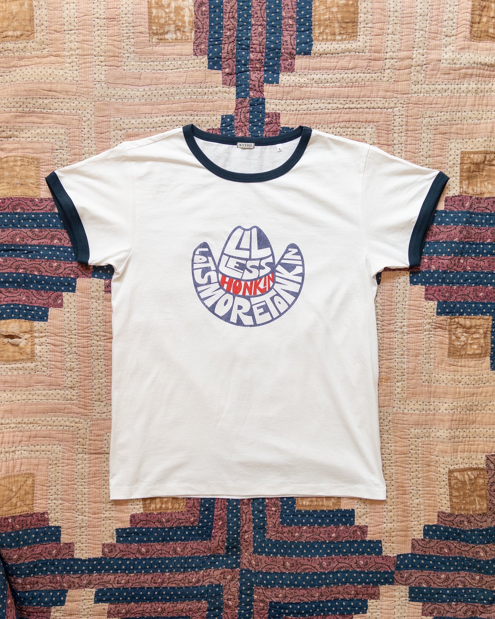 Tonkin Print Tubular Ringer T Shirt