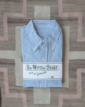 Oxford Cloth Button Down And White Stripe