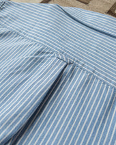 Oxford Cloth Button Down And White Stripe