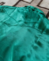 Satin Rodeo Shirt Evergreen