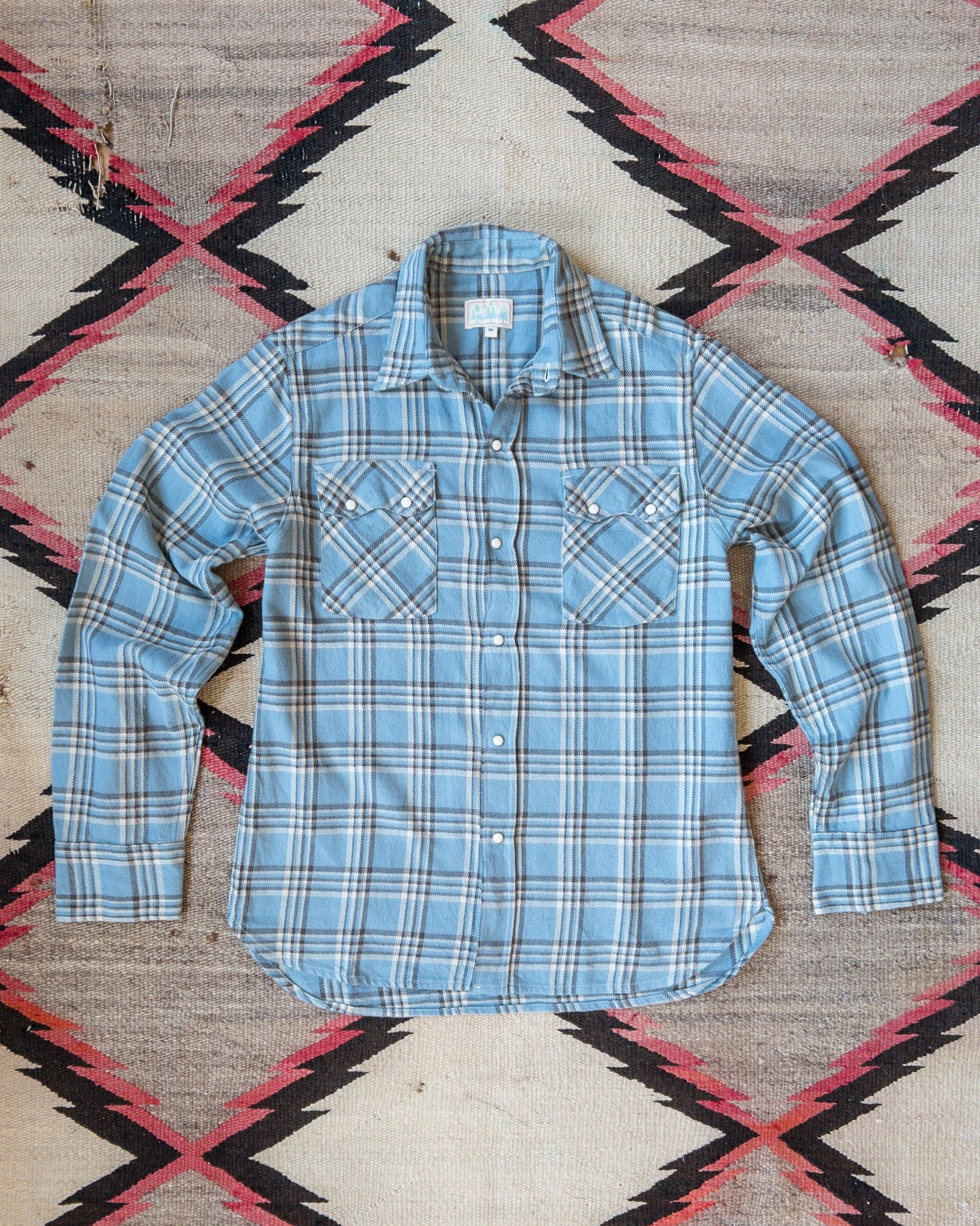 Washed Flannel Pearlsnap Shirt Rogue River