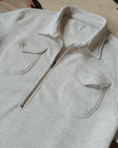 Half Zip Sweatshirt Heather