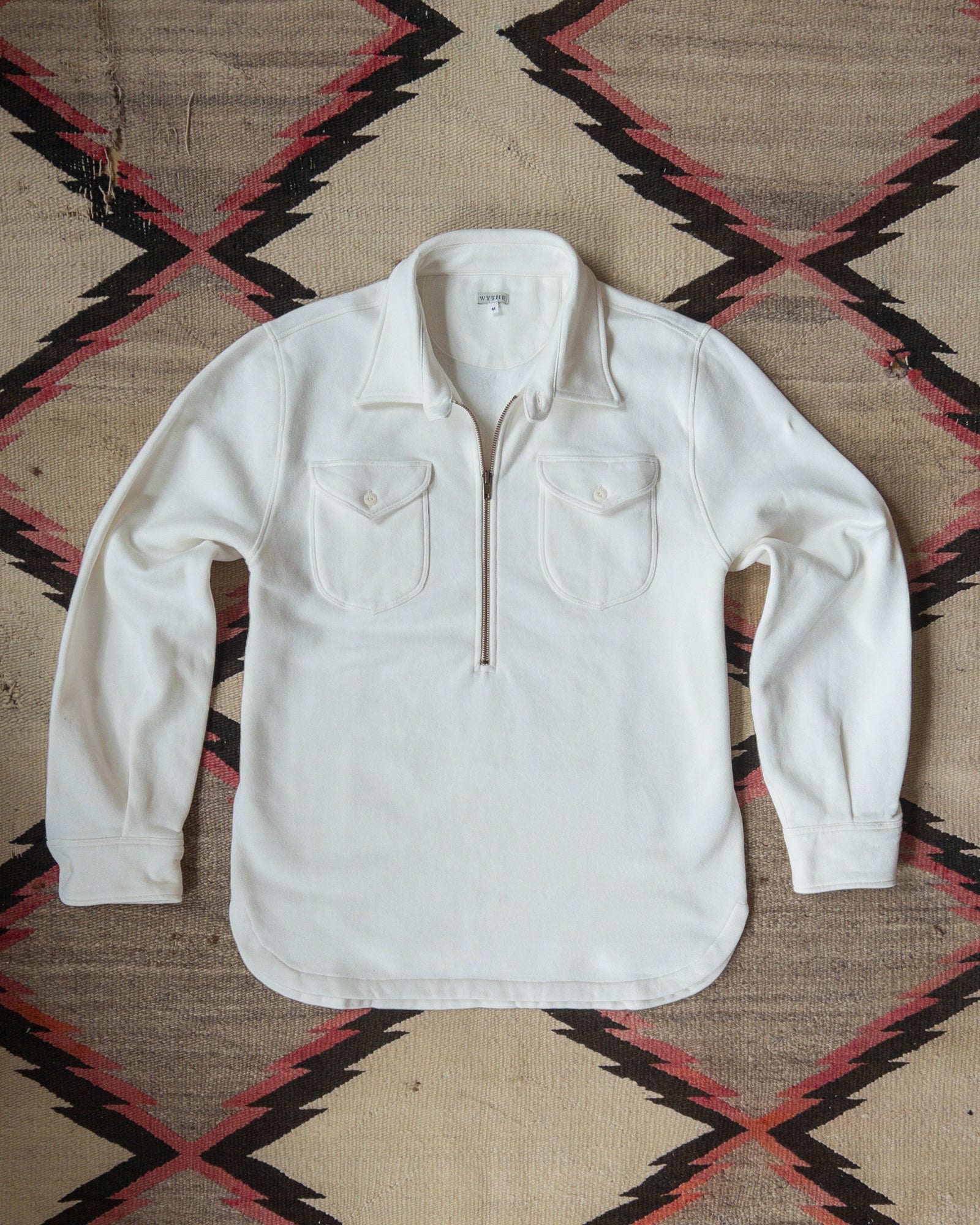 Half Zip Sweatshirt Natural