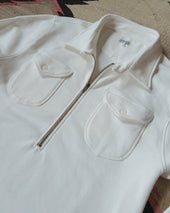 Half Zip Sweatshirt Natural
