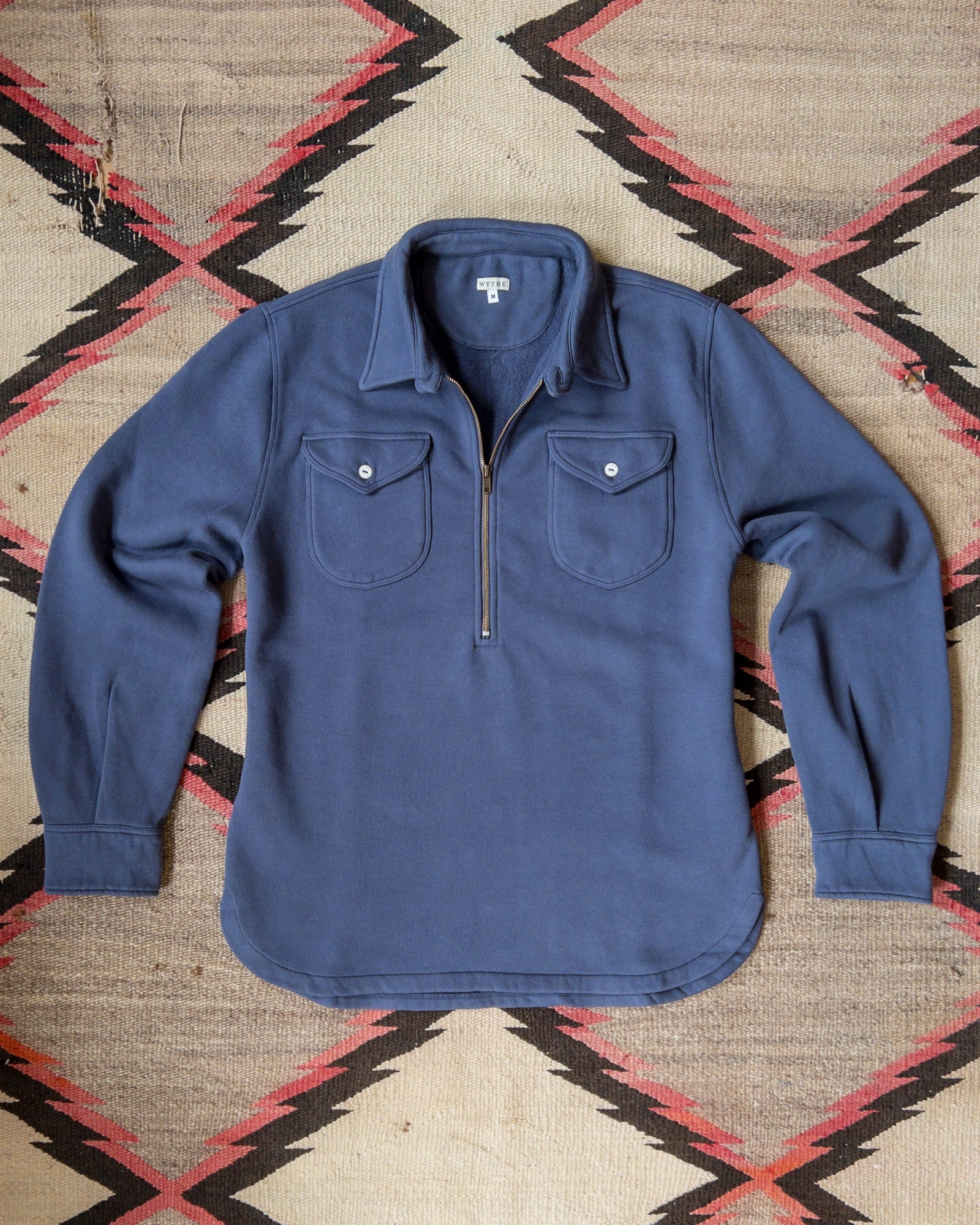 Half Zip Sweatshirt Faded