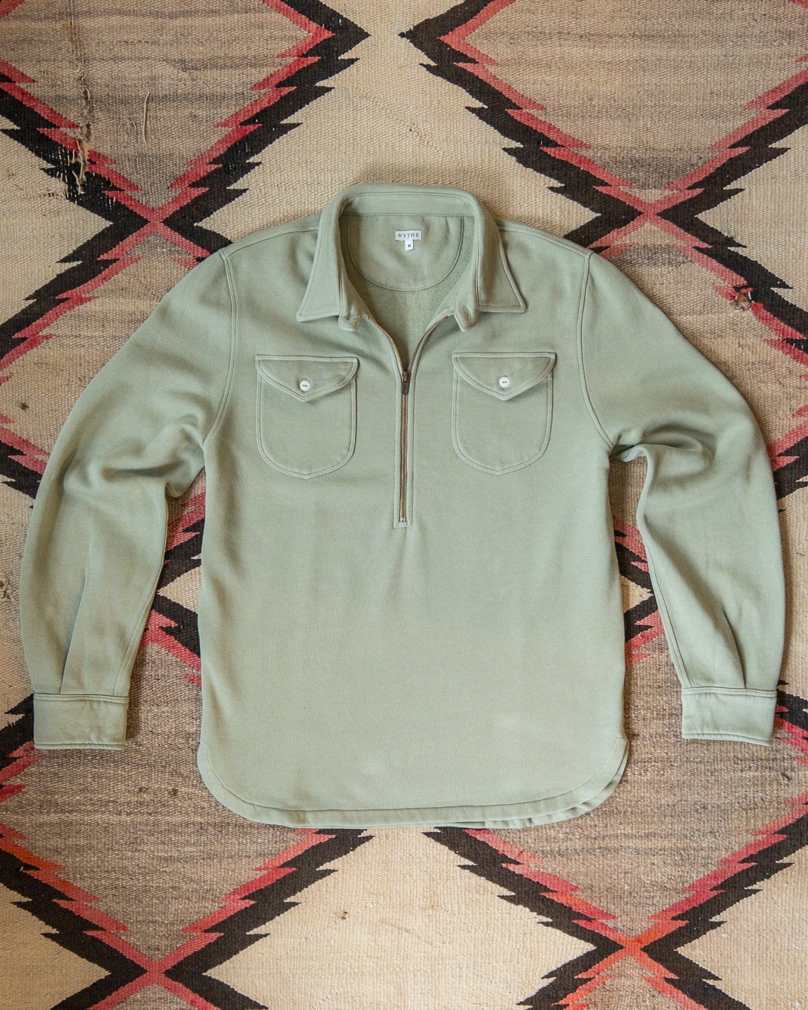Half Zip Sweatshirt Faded