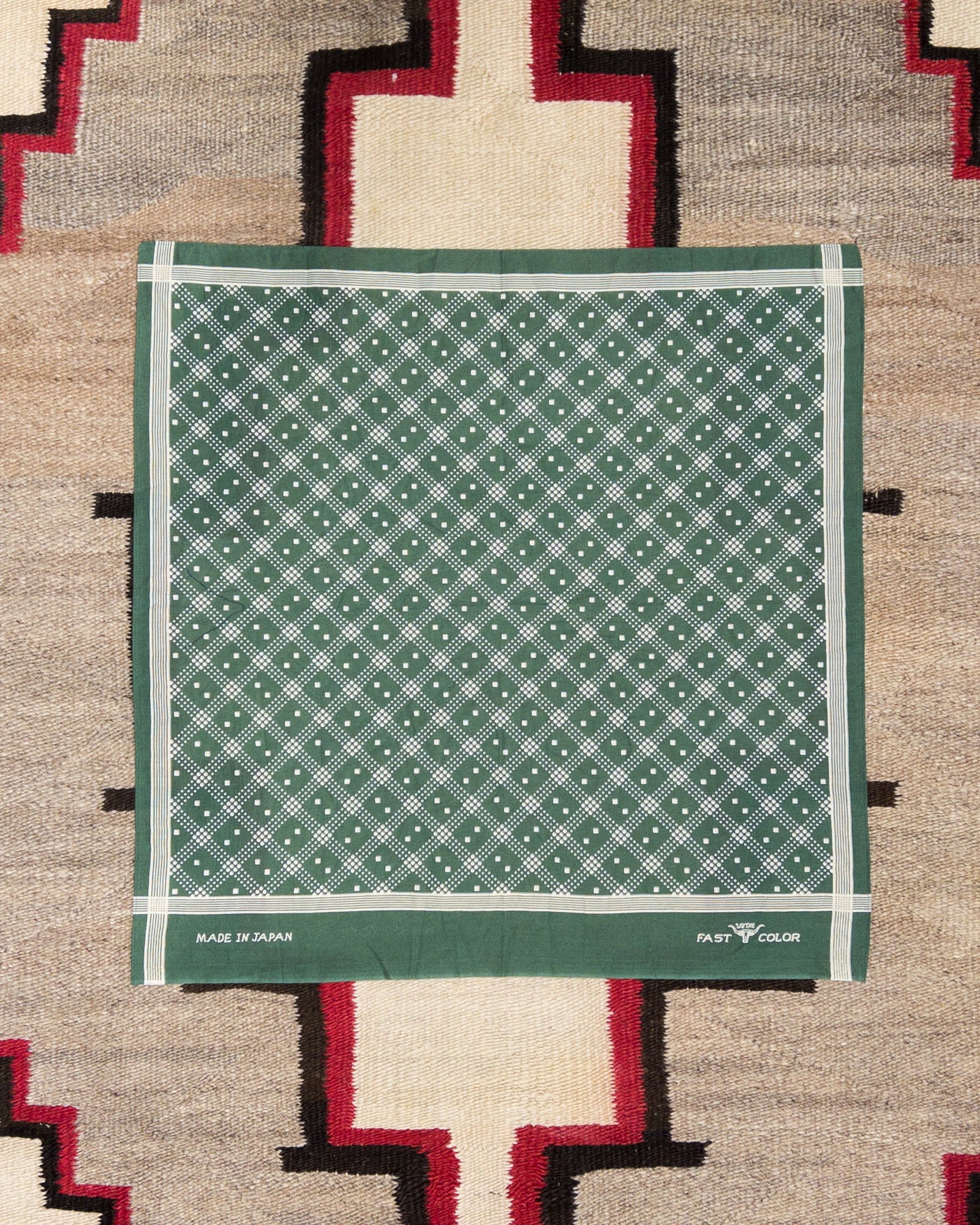 Shaker Dot Bandana Evergreen