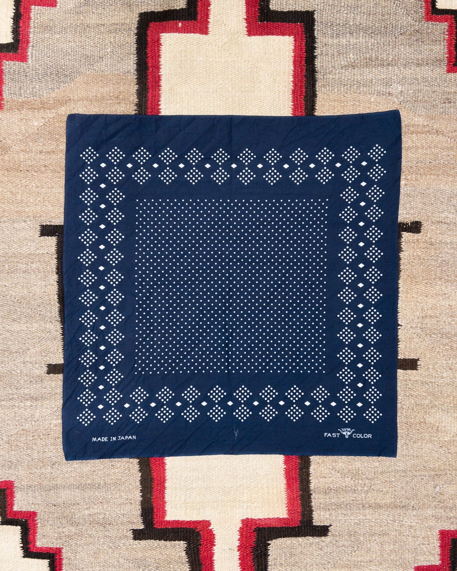 Discharge Selvedge Bandana