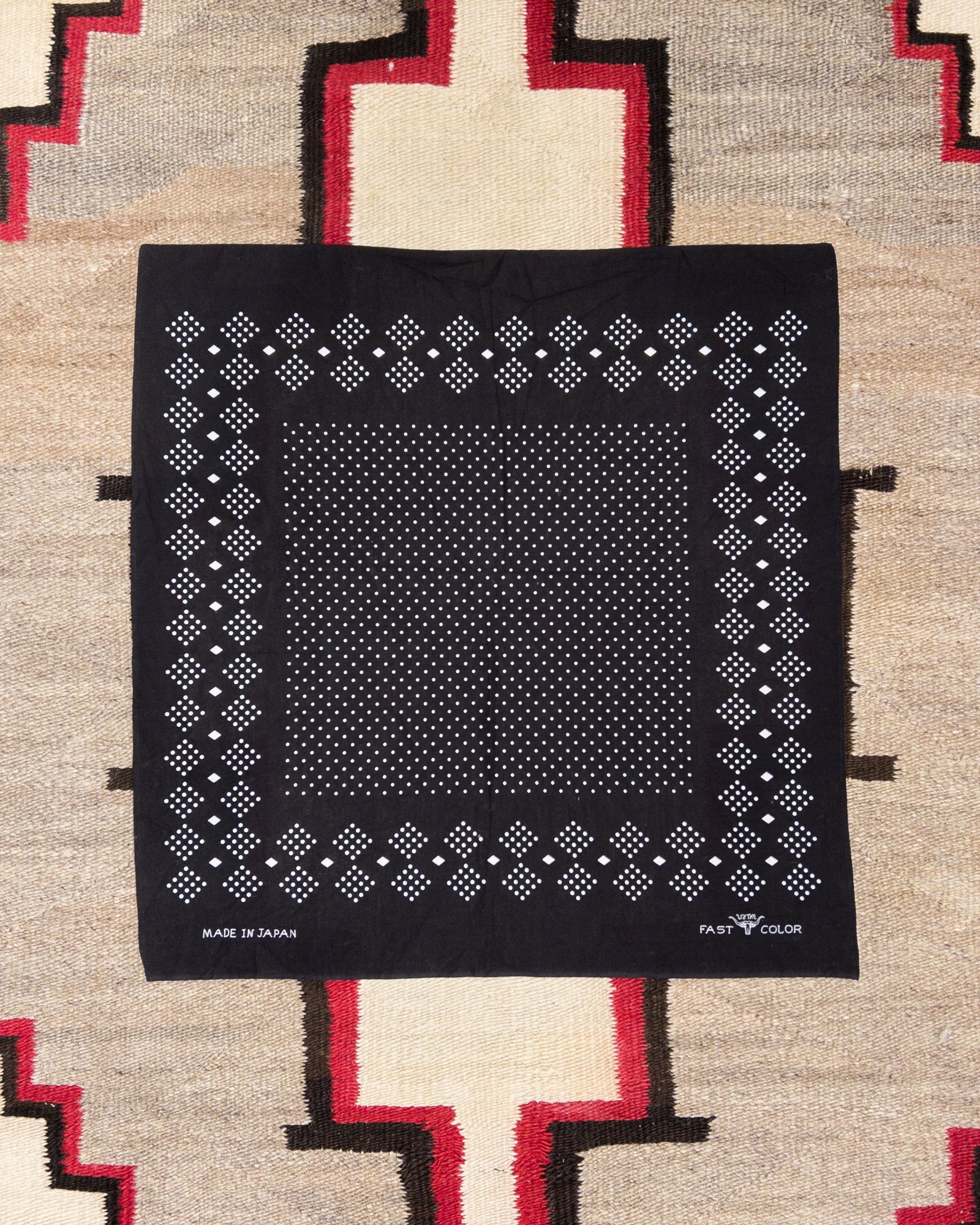 Discharge Selvedge Bandana Overdye
